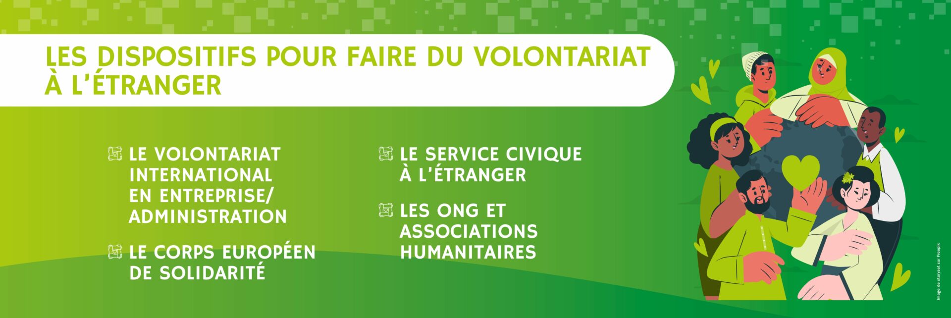 Les dispositifs pour faire du volontariat à l'étranger
