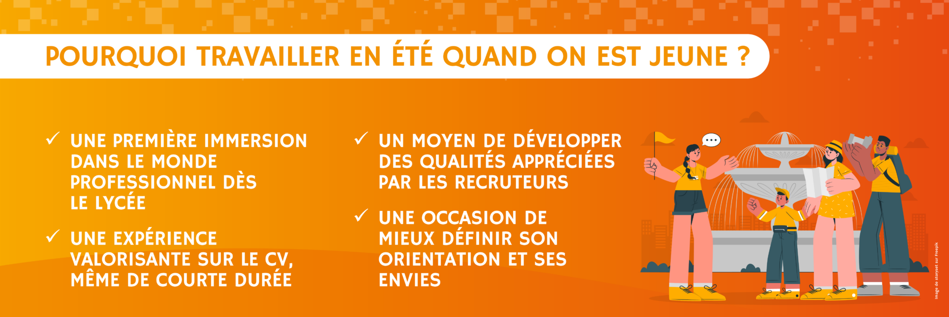les avantages de travailler 'lété quand on est jeune