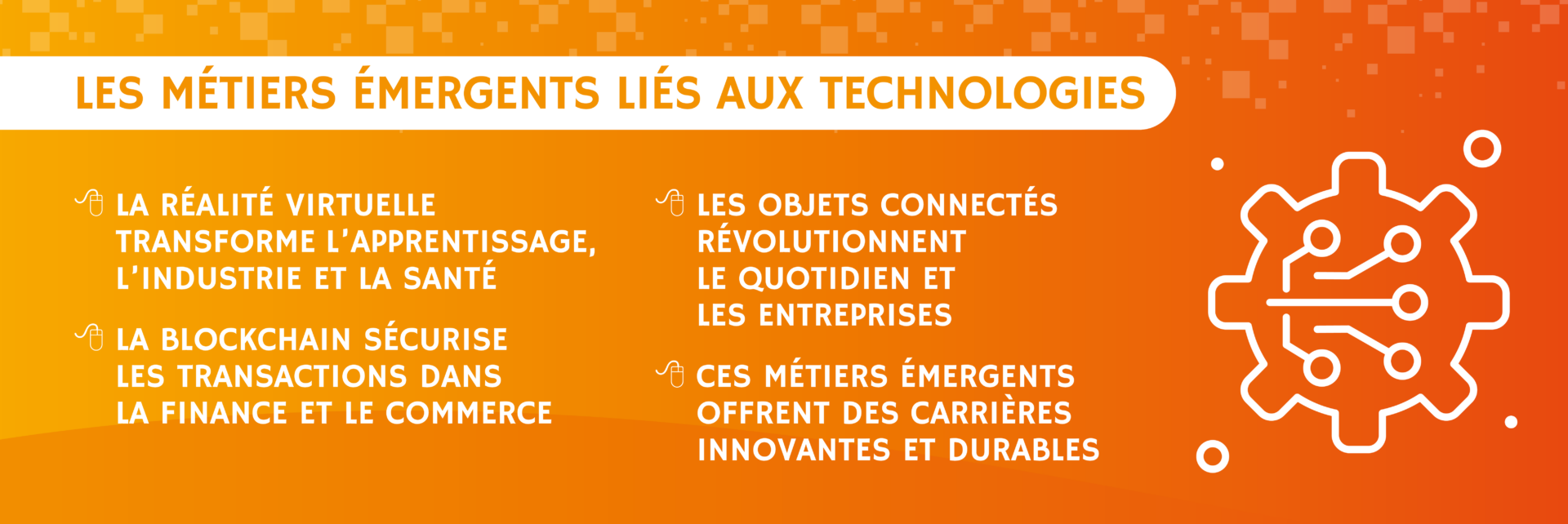Les métiers du futur liés aux technologies
