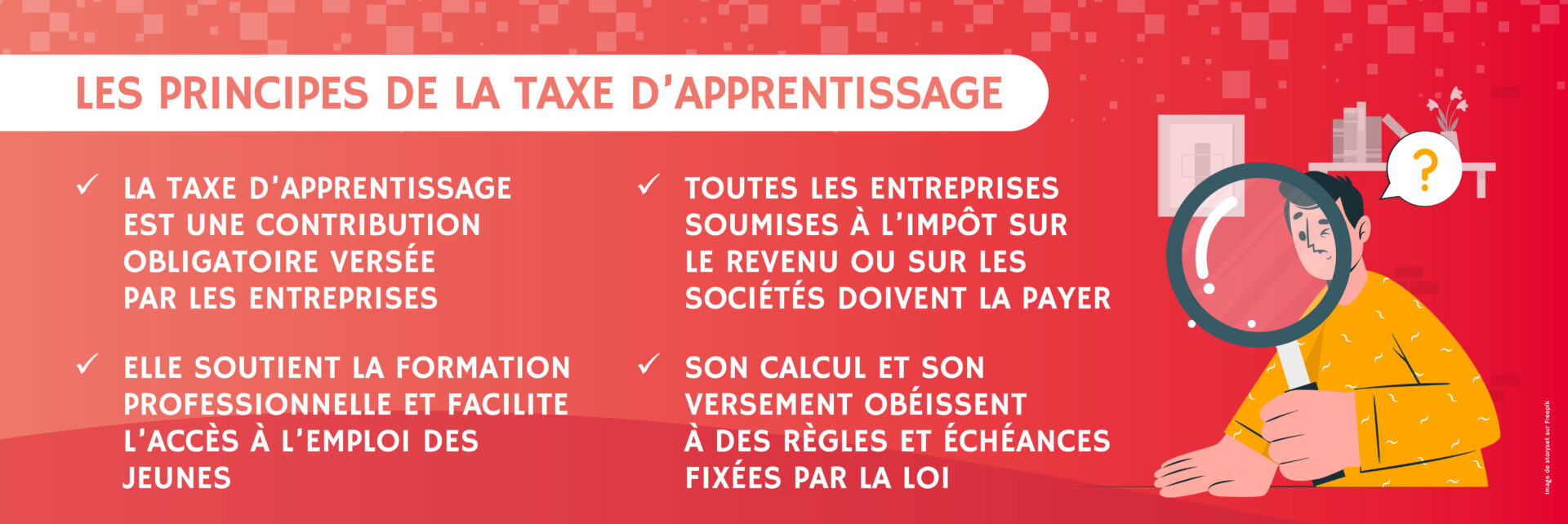 Les principes de la taxe d'apprentissage
