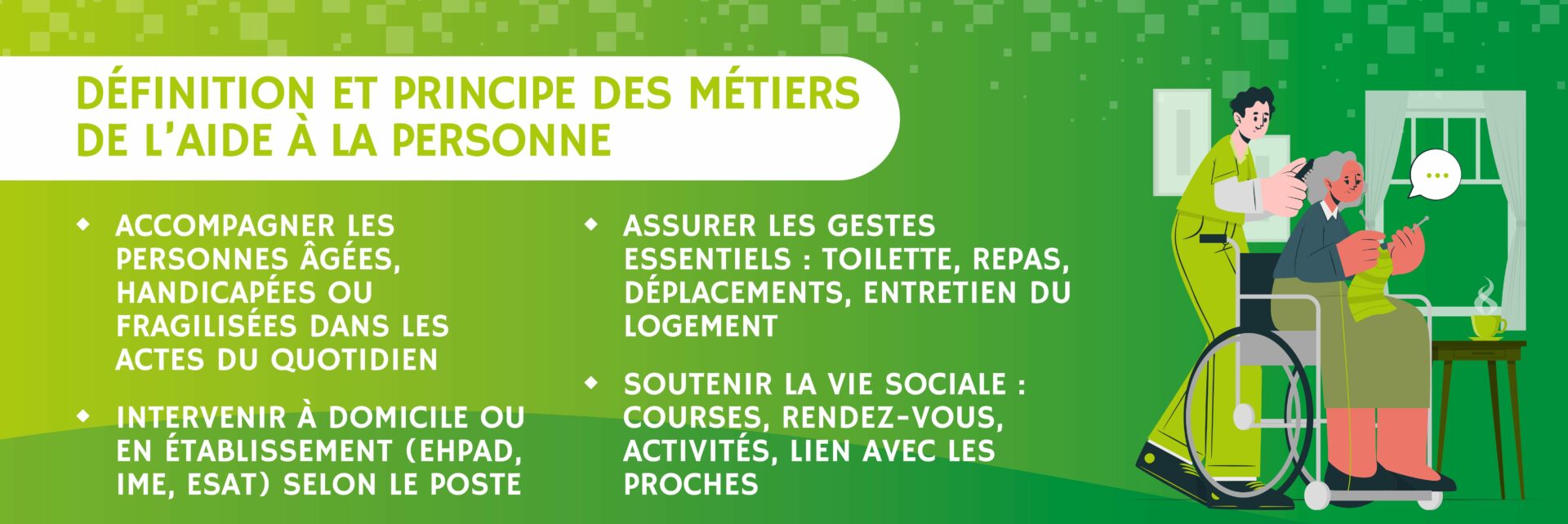 définition métiers aide à la personne